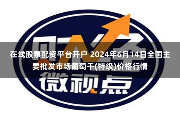 在线股票配资平台开户 2024年6月14日全国主要批发市场葡萄干(特级)价格行情