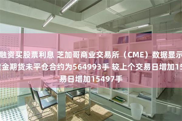 融资买股票利息 芝加哥商业交易所（CME）数据显示 旗下黄金期货未平仓合约为564993手 较上个交易日增加15497手