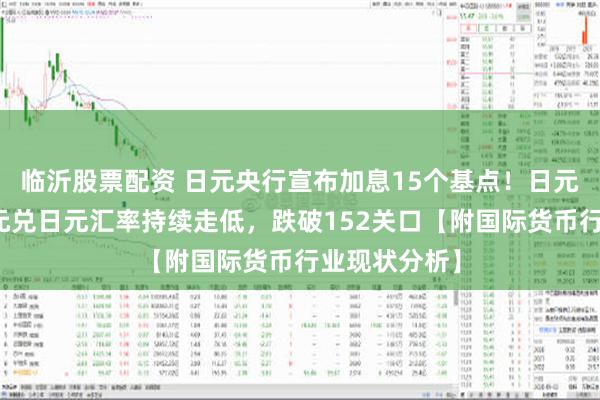 临沂股票配资 日元央行宣布加息15个基点！日元大反攻：美元兑日元汇率持续走低，跌破152关口【附国际货币行业现状分析】