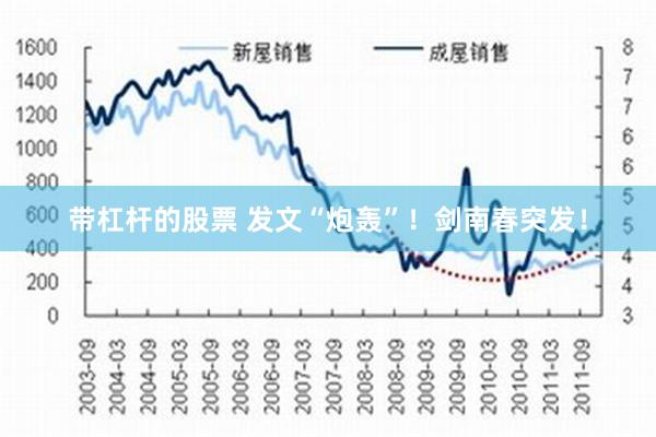 带杠杆的股票 发文“炮轰”！剑南春突发！