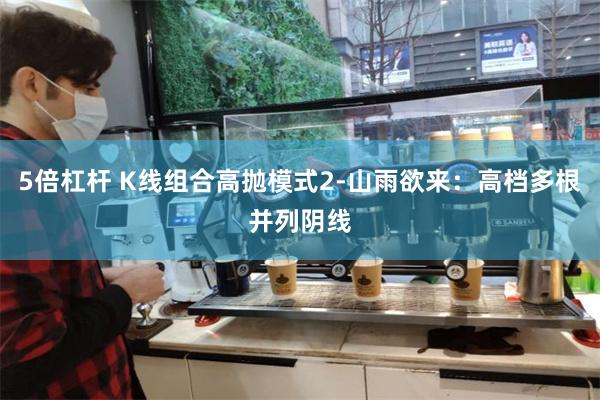 5倍杠杆 K线组合高抛模式2-山雨欲来：高档多根并列阴线